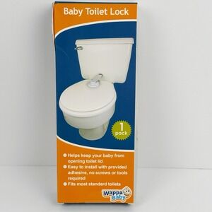 NEW Baby Toilet Lock by Wappa Baby with Arm Top Safety Toilet Seat Lock
